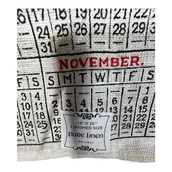 Linen 1975‎ Wall Calendar - Picture 4 of 8